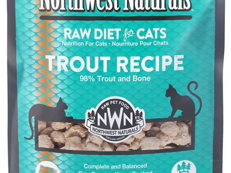 Northwest Naturals Frozen Raw Cat Food - Trout Recipe - 2lb Bag For Discount