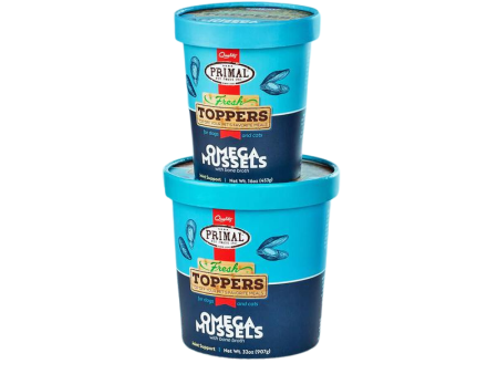 Primal Frozen Fresh Toppers - Omega Mussels Sale