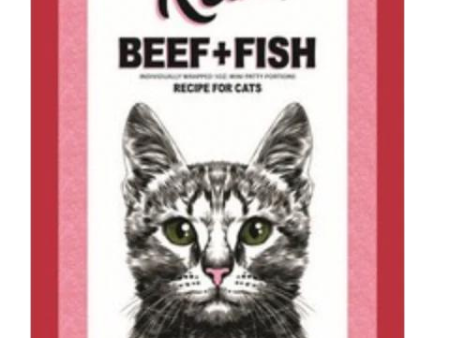 OC Raw Frozen Cat Food Patties Beef 2lb Bag Sale