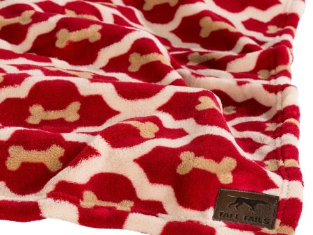 Tall Tails Dog Blanket - Red Bone- 30  x 40  Supply