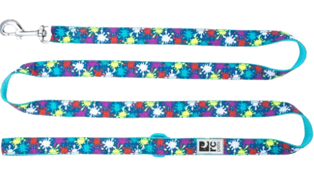 RC Pets Patterned Dog Leash 1 2 x6  - Splatter Supply