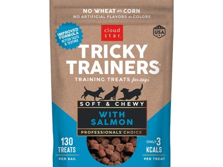 Cloud Star Dog Treats Tricky Trainers Soft & Chewy Salmon 5oz Bag Supply