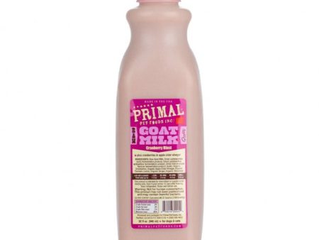 Primal Frozen Raw Goat Milk - Cranberry Blast 32oz *Special Order Only* Cheap