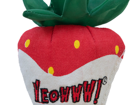 Yeowww! Strawberry Catnip Cat Toy - White Chocolate (White) Online Hot Sale