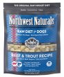 Northwest Naturals Frozen Raw Nuggets - Beef & Trout - 6lb Bag *Special Order Only* Cheap