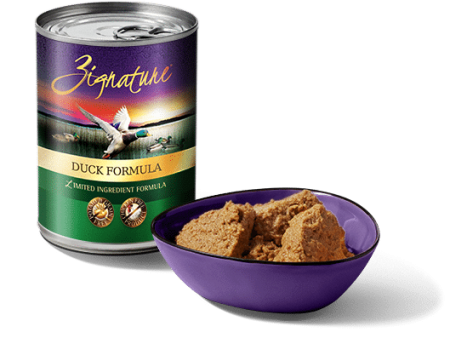 Zignature Wet Dog Food Grain-Free Duck Formula 13oz Can Single Online