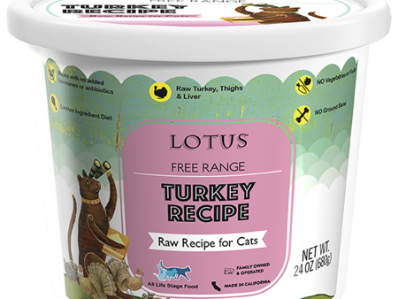 Lotus Frozen Raw Food for Cats - Turkey Online Hot Sale