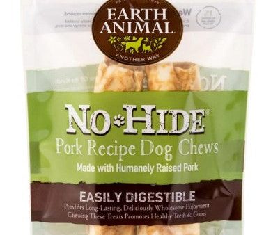 Earth Animal No-Hide Chews Packages - Pork 7  2pk Online now