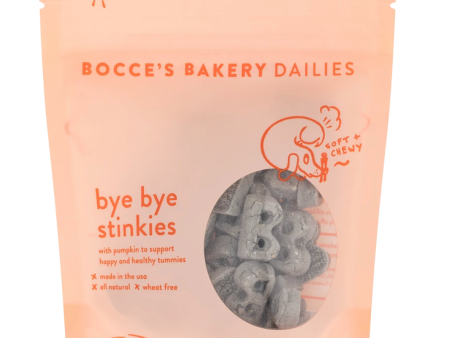 Bocce’s Dailies Soft & Chewy Dog Treats - Bye Bye Stinkies 6oz Bag Online Hot Sale