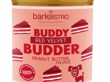 Bark Bistro Red Velvet Buddy Budder 17oz Jar Cheap