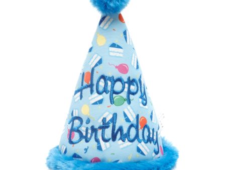 The Worthy Dog Birthday Hat Toy - Blue Online Sale