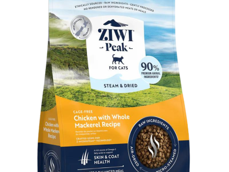 ZiwiPeak Steam & Dried Cat Food - Chicken W  Whole Mackerel Cheap