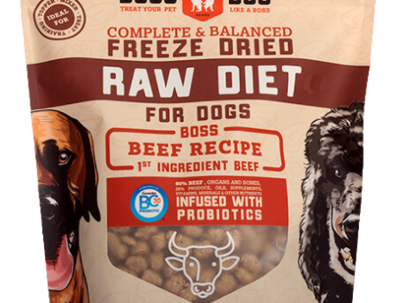 Boss Dog Freeze-Dried Complete Raw Beef Nuggs 12oz Bag Hot on Sale