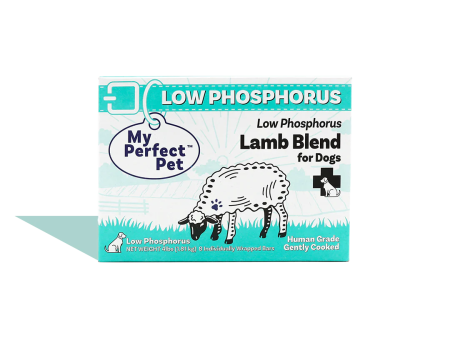 My Perfect Pet Frozen Human Grade Gently Cooked Dog Food - Low Phosphorus Lamb Blend 4lb Box (8 individually wrapped bars) on Sale