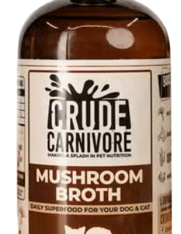 Crude Carnivore Bone Broth - Mushroom 16oz on Sale