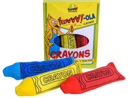 Yeowww! Crayon 3pk Cat Toy Online Sale