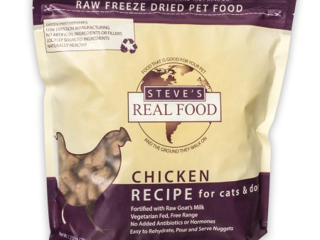 Steve s Freeze Dried Dog Food - Chicken Diet - 1.25lb Bag For Sale