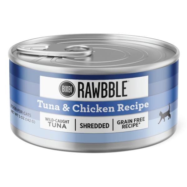 Bixbi RAWBBLE® Wet Cat Food Shredded Tuna & Chicken Recipe Online now