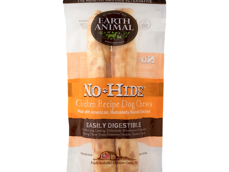 Earth Animal No-Hide Chews Packages - Chicken 11  2pk Online now