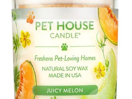 One Fur All Pet House 9oz Candle - Juicy Melon on Sale