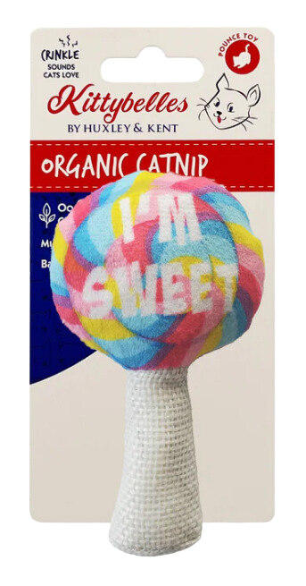 Kittybelles Plush Cat Toy I m Sweet Lollipop 4  Online