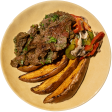 15 - Paleo Carne Asada Skirt Steak with Sweet Potato Wedges and Chimichurri (GF) Cheap