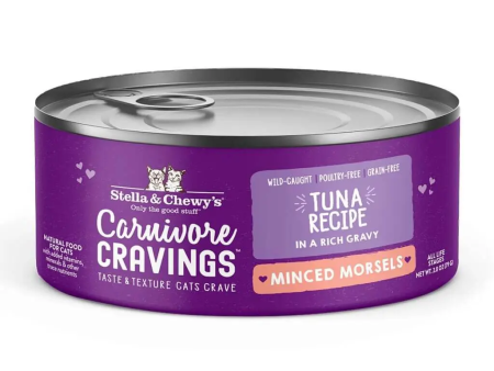 Stella & Chewy s Wet Cat Food Carnivore Cravings Minced Morsels Tuna Recipe Online Sale