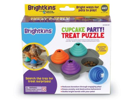 Brightkins Dog Cupcake Treat Puzzle Supply