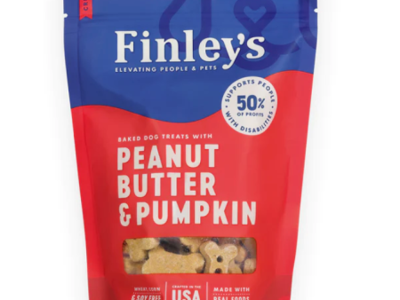 Finley s Dog Biscuits Peanut Butter Pumpkin 12oz Bag Discount