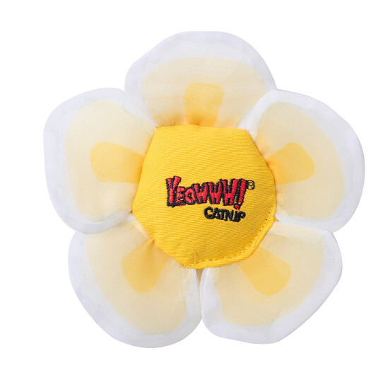 Yeowww! Daisy s Flower Top White Cat Toy Hot on Sale