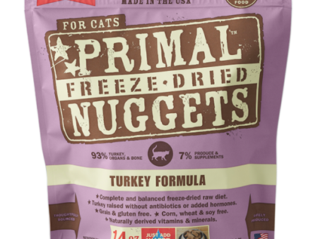 Primal Freeze-Dried Raw Cat Food Turkey Formula Online Sale