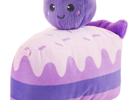 Hugsmart Pooch Sweets - Blueberry Cake Plush Dog Toy on Sale