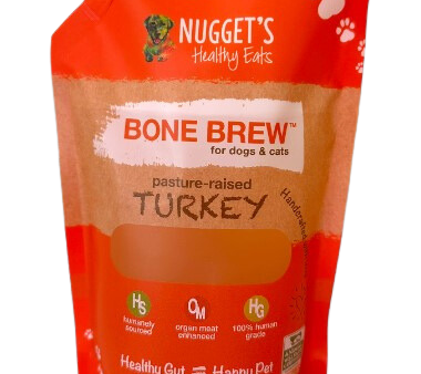 Nugget s Healthy Eats Dog & Cat Frozen Bone Broth Turkey 20oz Sale