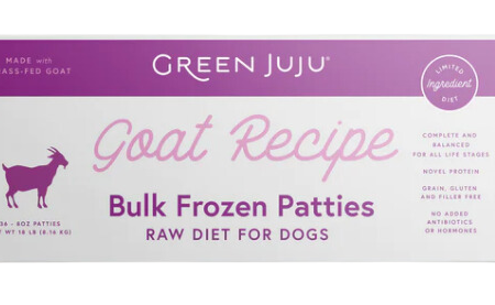 Green Juju Frozen Dog Food - Goat Recipe Patties 18lb Box Online Hot Sale