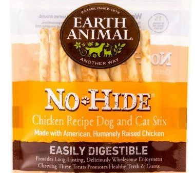 Earth Animal No-Hide Chews Packages - Chicken Stix 10pk Sale