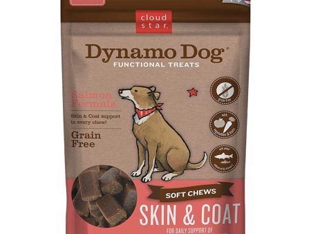 Cloud Star Dog Treats Dynamo Skin and Coat Salmon 14oz Bag Online Sale