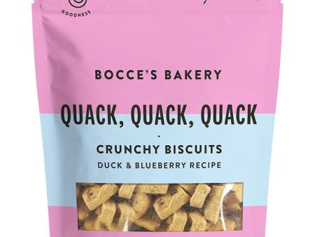 Bocce’s Everyday Crunchy Dog Biscuits - Quack, Quack, Quack 5oz bag Online