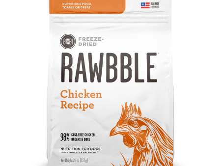 Bixbi RAWBBLE® Freeze-Dried Dog Food Chicken Recipe For Discount