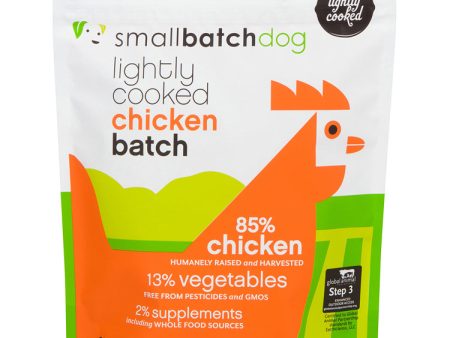 SmallBatch Frozen Lightly Cooked Dog Food - Chicken Sliders 5lb Bag - 80 1oz sliders Online