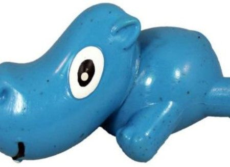 Cycle Dog 3-Play Hippo Dog Toy - Blue - MED Online Sale