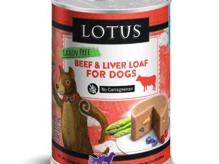 Lotus Wet Dog Food Loaf - Beef & Liver Recipe on Sale