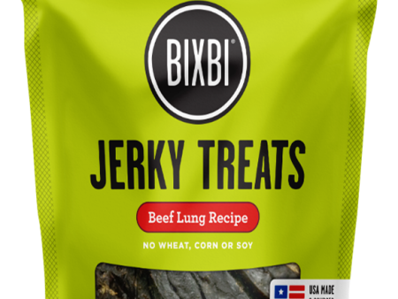 Bixbi Jerky Dog Treats Original Beef Lung 10oz Bag Online