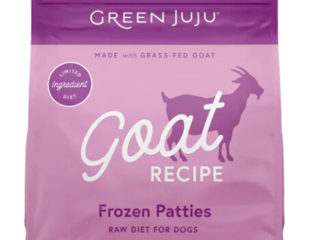 Green Juju Frozen Dog Food - Goat Recipe Patties 6lb Bag Online Hot Sale