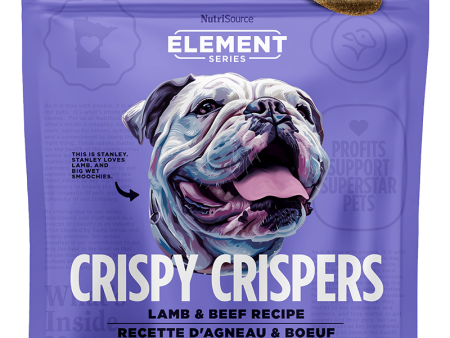 Nutrisource Element Crispy Crispers Beef & Lamb Dog Treats 4oz Bag Fashion