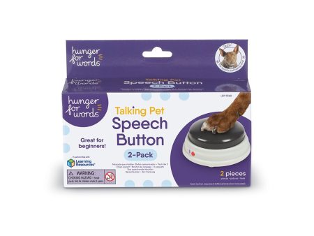 Brightkins Hunger for Words Dog Speech Button 2 Pack Online now