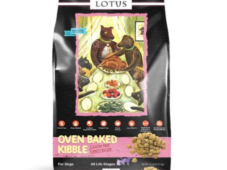 Lotus Dry Dog Food Oven-Baked Grain-Free Turkey Recipe - Regular Bites Supply