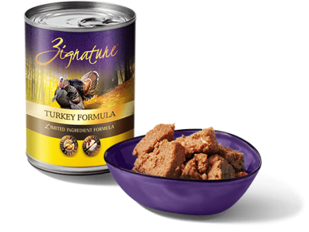 Zignature Wet Dog Food Grain-Free Turkey Formula 13oz Can Single Fashion