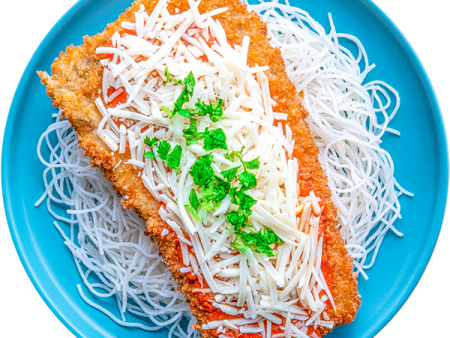 27 - Vegan Eggplant Parm with Rice Noodles on Sale