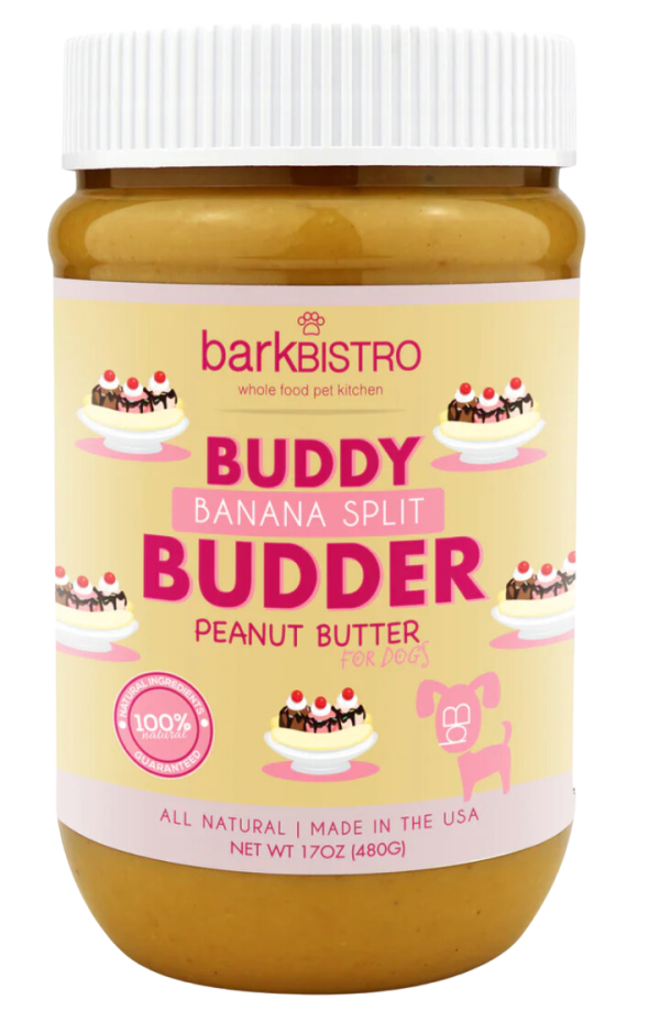 Bark Bistro Banana Split Buddy Budder 17oz Jar For Discount