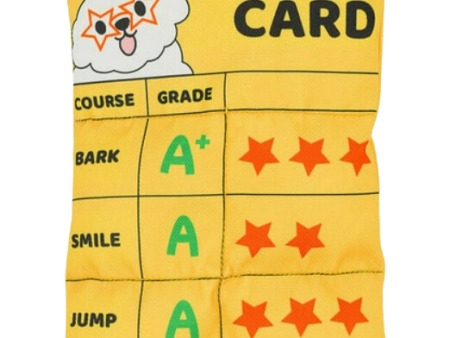 Hugsmart Pooch Academy - Report Card Plush Dog Toy Fashion